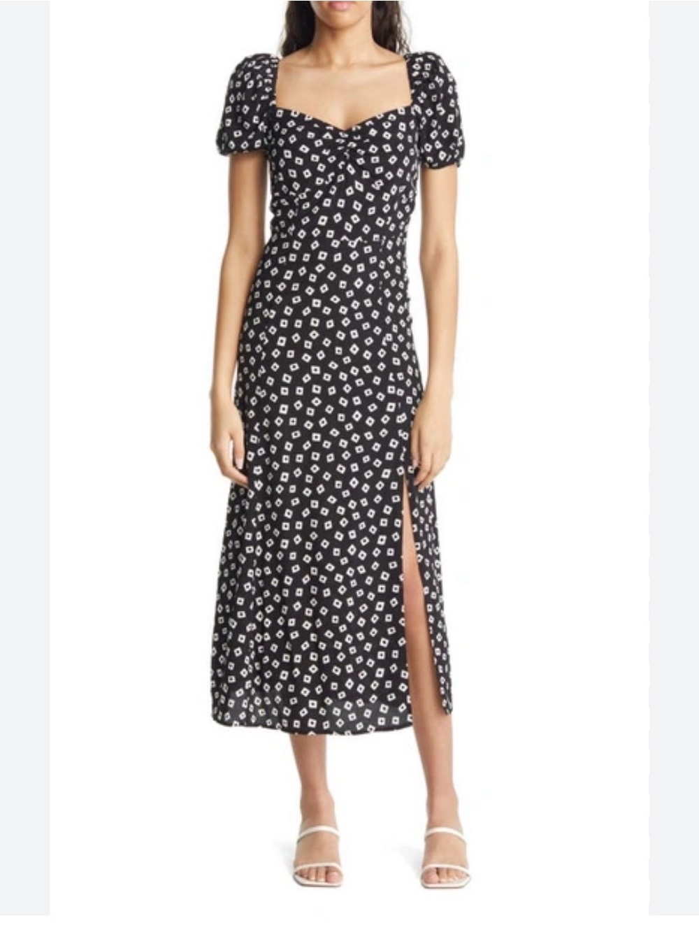& OTHER STORIES geometric print dress